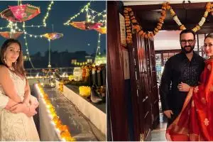 Potret dekorasi rumah 9 seleb Bollywood di pesta Diwali, punya Kareena Kapoor super simpel