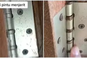 Tak perlu panggil tukang, ini trik mudah atasi engsel pintu berderit hanya modal 1 bahan dapur