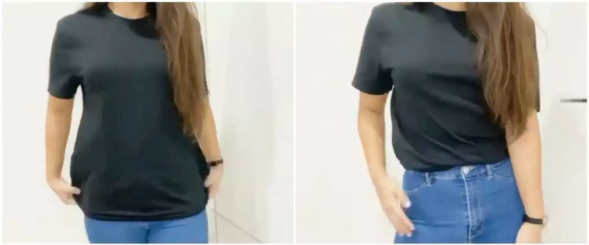 Nggak Usah Dimasukkan Celana Ini Trik Bikin Kaus Jadi Model Crop Tee Cuma Pakai 1 Bahan Sederhana 9914