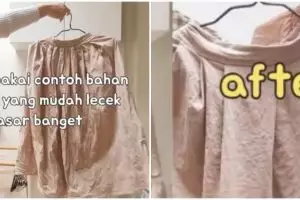 Tanpa repot disetrika, ini trik bikin pakaian antilecek saat dijemur pakai 1 tambahan antiseptik