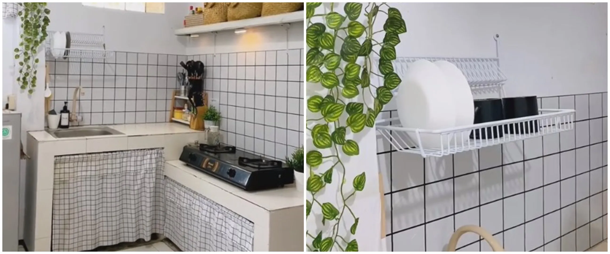 9 Potret dapur mungil tanpa kitchen set ini desainnya antisumpek, visualnya tetap kece dan estetik