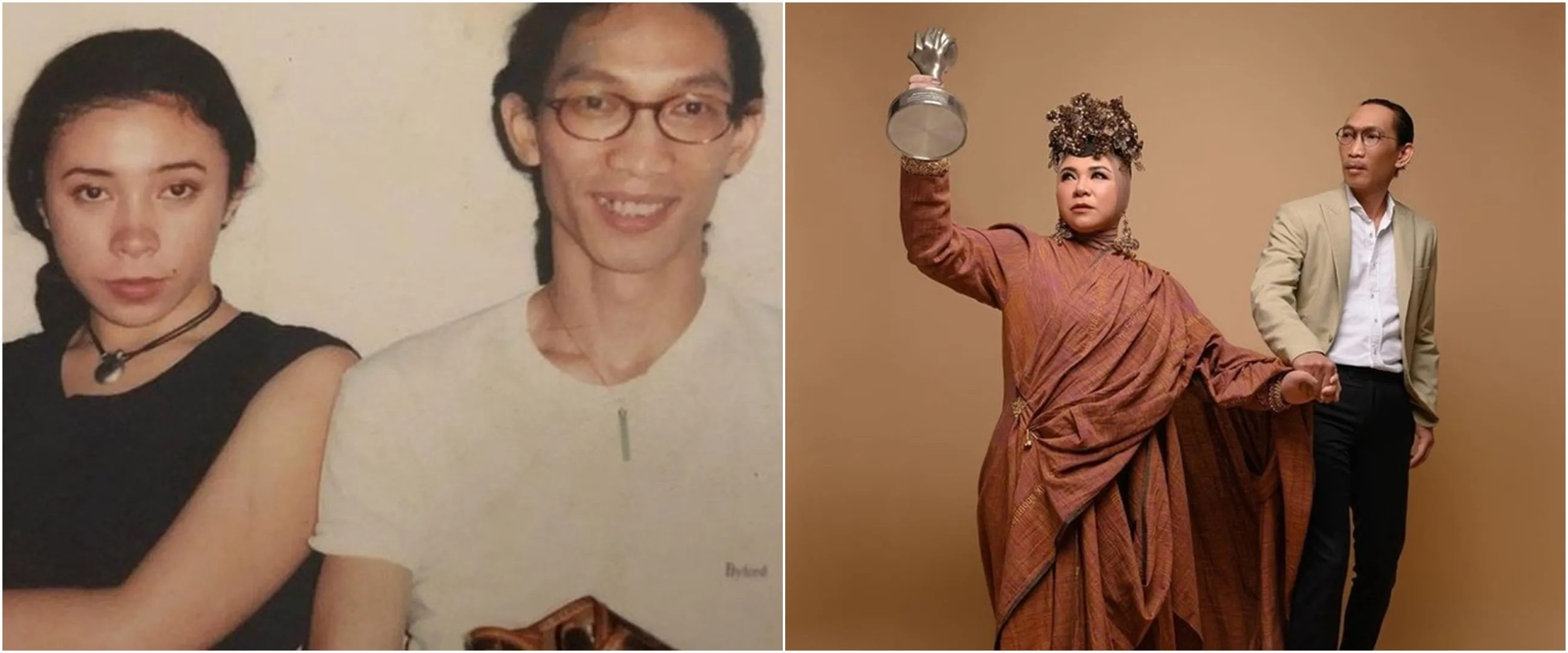 Menikah tanpa pacaran, 11 potret mesra Melly Goeslaw & Anto Hoed dulu hingga 28 tahun berumah tangga