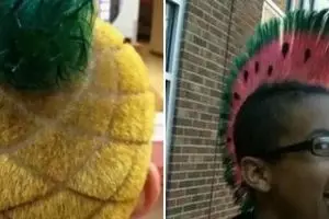 11 Potret kocak model rambut mirip buah ini bikin nyengir kuda, pedenya nggak ada lawan