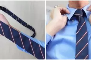 Tampil stylish nggak perlu lama, ini cara pakai dasi auto rapi nggak ribet cuma butuh waktu 10 detik
