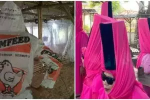 11 Potret kocak gaya berpakaian warga +62 ini nyentrik dan bikin nyengir, ada Thanos versi Betawi