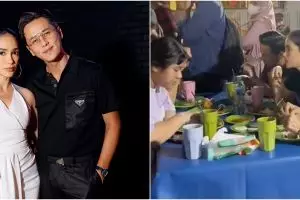 9 Momen Ussy Sulistiawaty ajak mertua makan di pinggir jalan, sikap ayah Andhika bikin tak habis pikir
