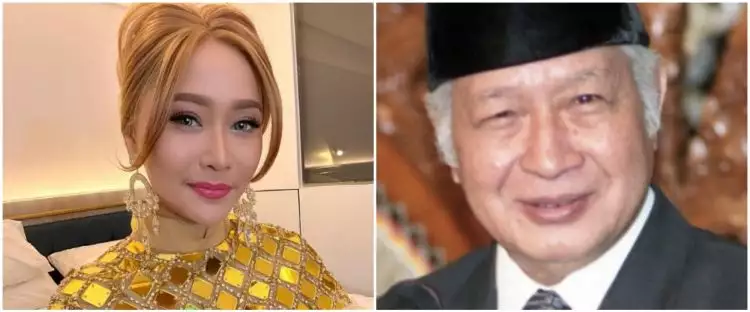 Pamer foto lawas bareng Presiden Soeharto, ini cerita Inul Daratista dapat hadiah perhiasan mutiara