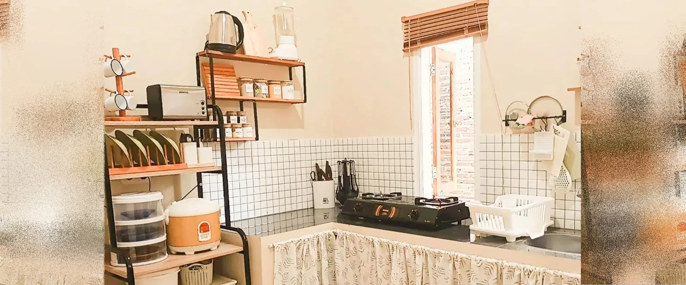 Sederhana tetap bisa estetik, 8 potret dapur mungil bergaya Japandi ini bikin mupeng pecinta minimalis