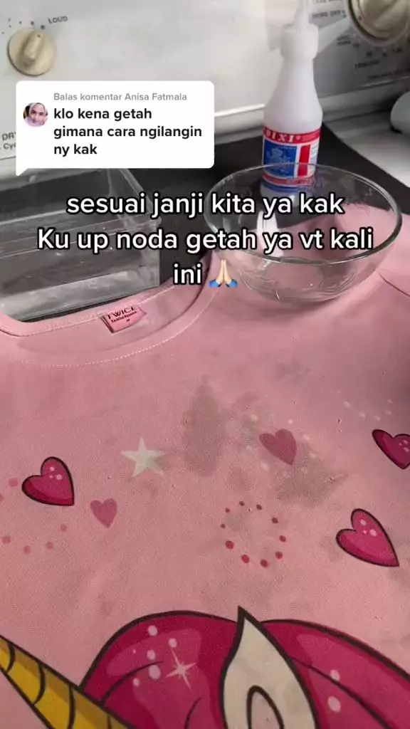 cara bersihkan getah © TikTok