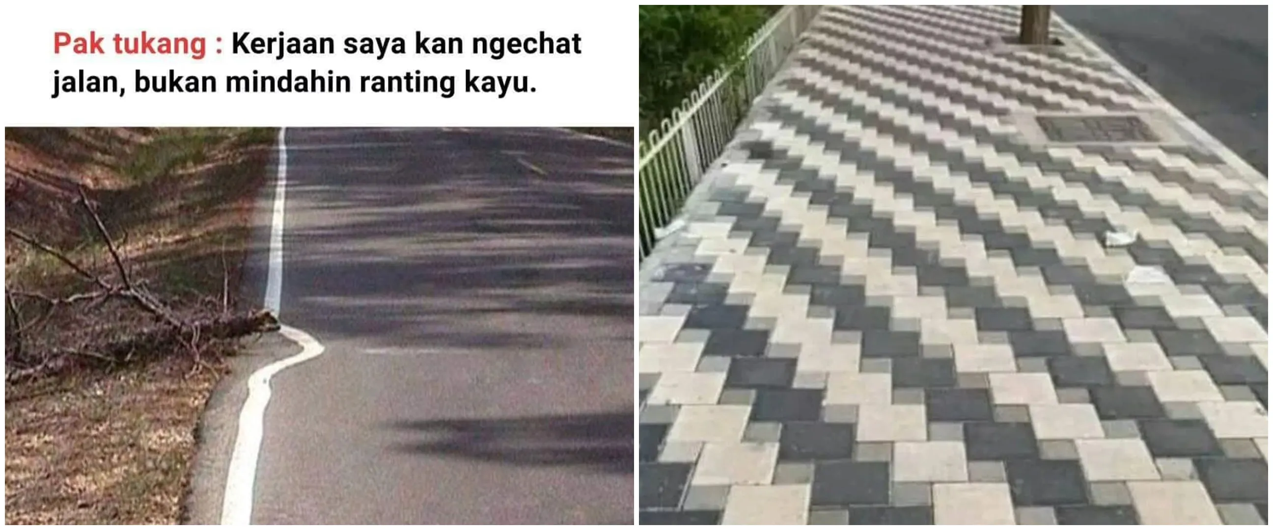 11 Potret kocak hasil kerja tukang kelewat kreatif ini dilihat berkali-kali tetap bikin gagal paham