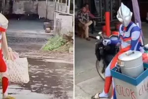 Alih-alih melawan monster, 11 potret kocak kelakuan Ultraman ini bikin heran saking nyelenehnya