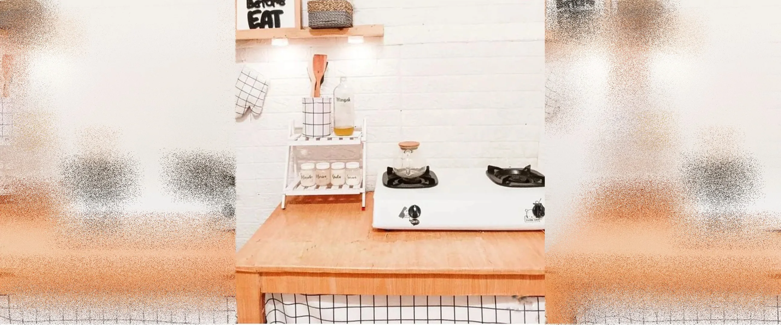 10 Potret dapur mungil ala Korea estetik meski perabotannya sederhana, jadi inspirasi dekor low bujet