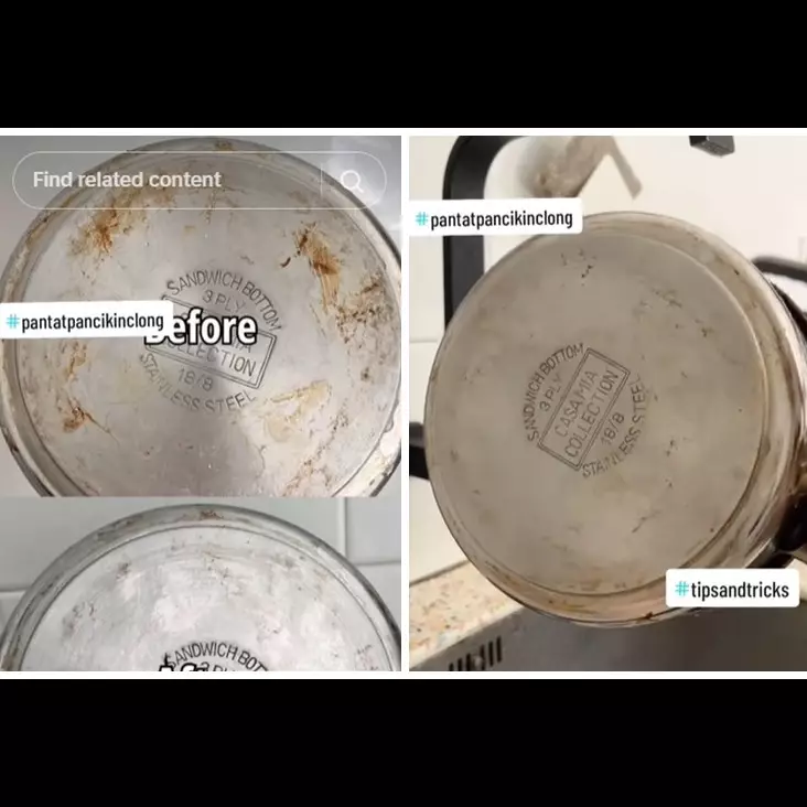 Tanpa baking soda atau air panas, ini trik hilangkan noda gosong di pantat panci pakai 2 bahan dapur