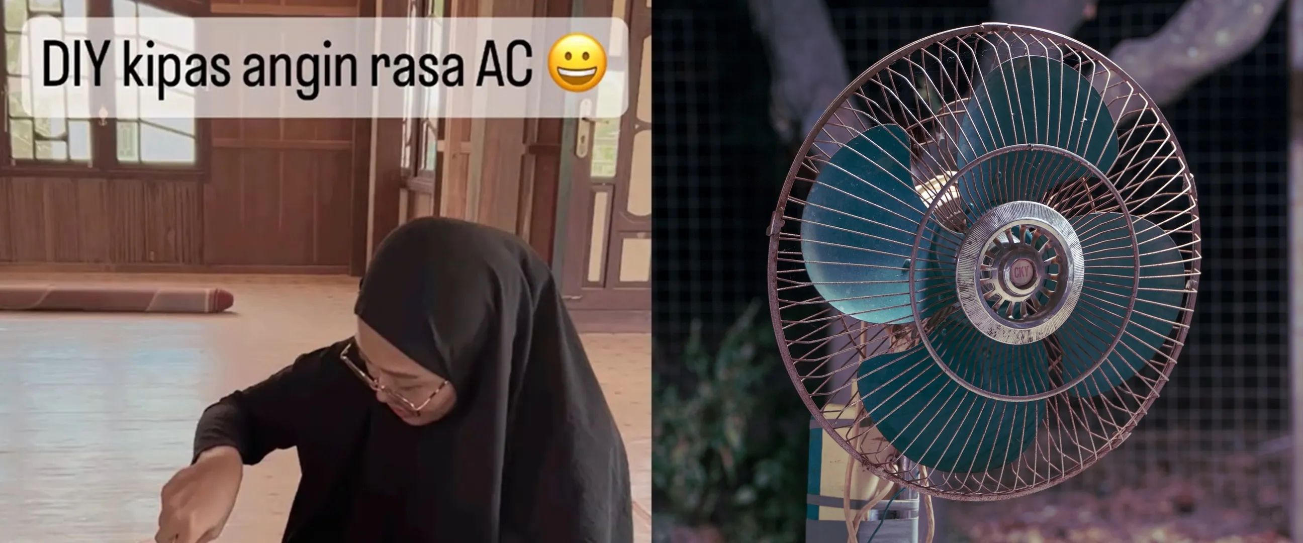 Rumah dijamin nggak gerah, trik bikin kipas angin sedingin AC ini cuma andalkan 1 bahan minuman