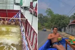 Kreativitas tiada lawan, 10 potret kocak modifikasi truk bak terbuka ini melenceng dari fungsi aslinya