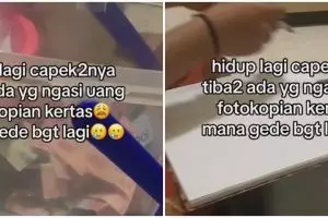 Bikin ikutan nyesek sekaligus ngakak, pengantin ini syok buka amplop isinya fotokopian uang Rp 50 ribu