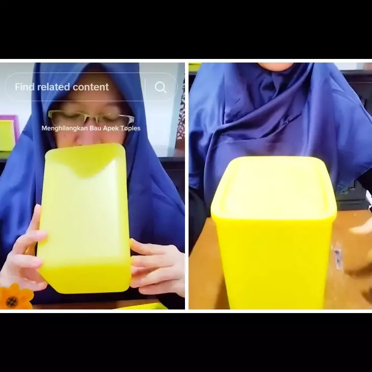 Bukan pakai koran atau baking soda, ini cara basmi bau apek di toples plastik cuma dengan 1 bahan kue