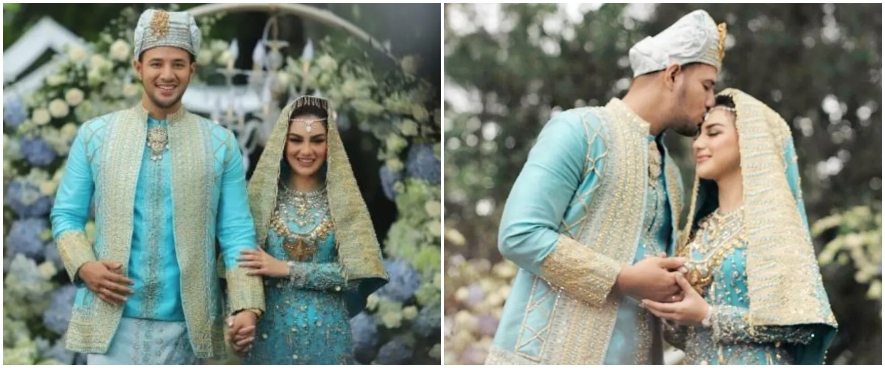 Irish Bella gugat cerai Ammar Zoni, ini 9 potret kenangan saat akad nikah, ijab kabul sempat diulang