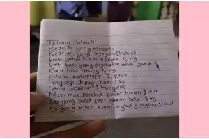 11 Potret kocak daftar belanjaan ini penuh dengan teka-teki, bikin mikir keras