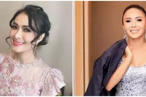 7 Seleb usia 50-an kenakan sari India, Yuni Shara tak ragu pamerkan perut rata bak artis Bollywood