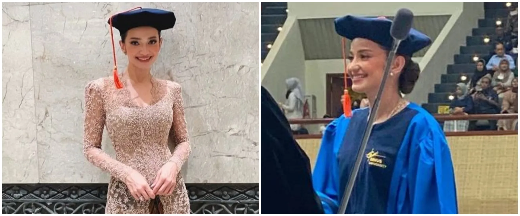 Sempat dapat pertanyaan kocak dari dekan, begini 11 momen Enzy Storia wisuda sarjana di usia 31 tahun