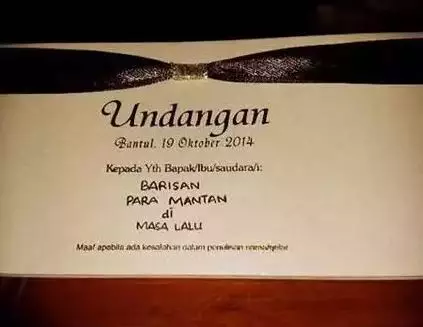 Potret kocak isi surat undangan pernikahan Berbagai sumber