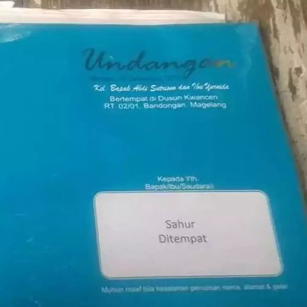 15 Potret kocak isi surat undangan pernikahan ini tulisannya bikin nyengir kuda