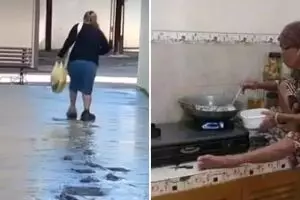 13 Potret kocak emak-emak difoto dari belakang ini bikin senyum-senyum, kelakuannya di luar nurul