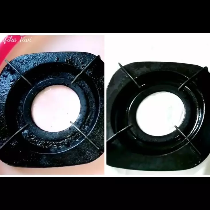 Tak perlu citric acid atau air panas, ini cara membersihkan kerak tungku kompor gas