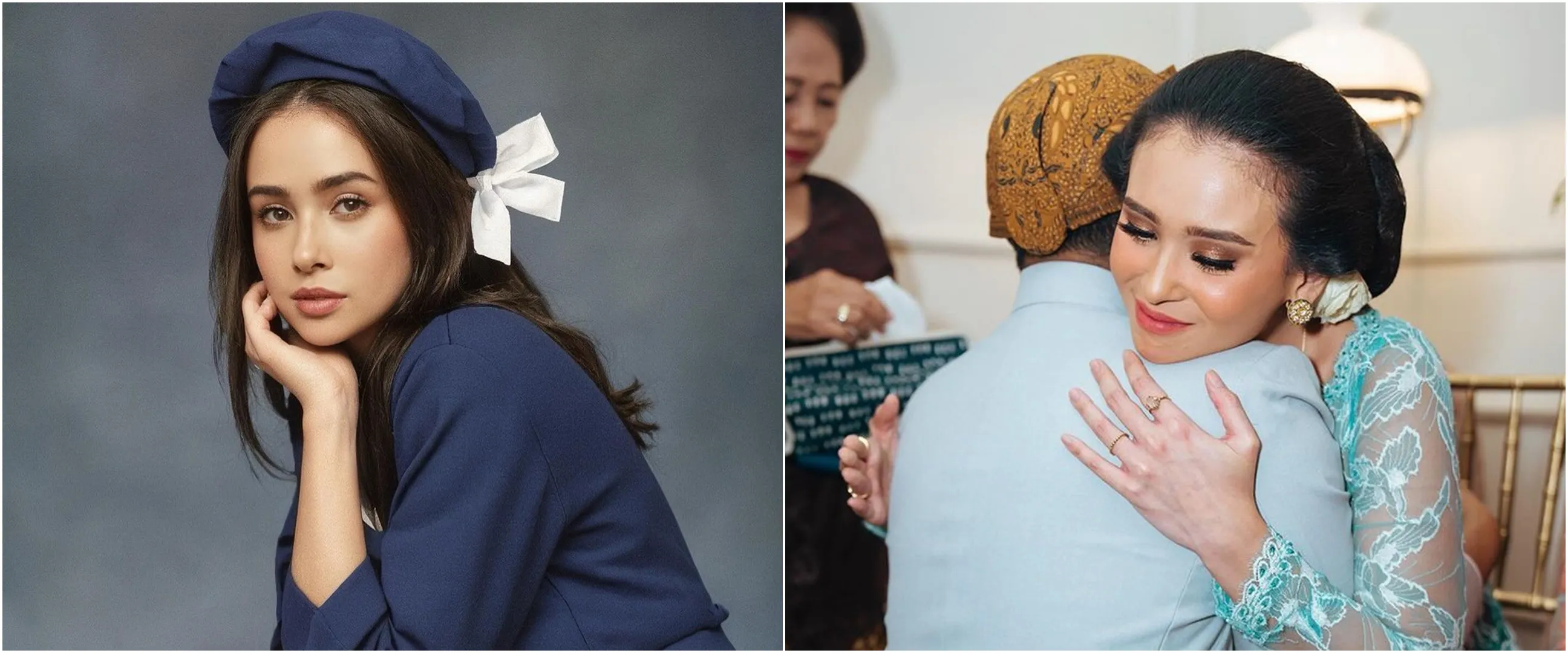 9 Momen Ayushita di upacara langkahan melepas lajang sang adik, pesona cantik pakai kebaya manglingi