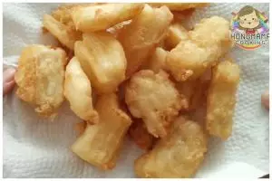 Tanpa direndam air es dulu, trik goreng singkong agar merekah dan renyah cukup tambah 2 bahan dapur