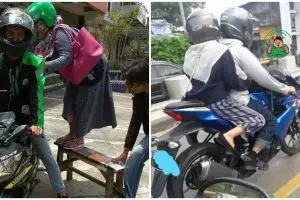Tak cuma keren, 11 potret kocak apesnya naik motor gede ini bikin kaum mendang mending senyum kecut