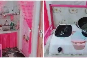 7 Dapur mungil cuma sepetak di rumah subsidi ini tetap rapi dan apik, bukti estetik tak harus lapang