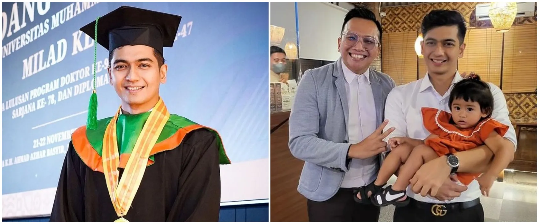 9 Momen Teuku Ryan wisuda S2 tanpa didampingi istri, Ria Ricis sibuk syuting di Jogja