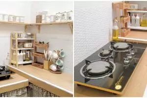 11 Potret dapur mungil rumah subsidi ini estetiknya ciamik, dekorasinya simpel nggak bikin sumpek