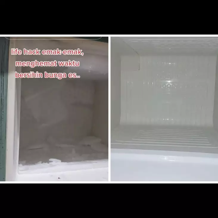 Simpel tanpa dicairkan, ini trik agar bunga es di kulkas mudah dibersihkan cuma pakai 1 alat