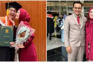 Lulus kuliah bareng bestie di usia hampir 50 tahun, begini 11 momen wisuda S2 Sahrul Gunawan