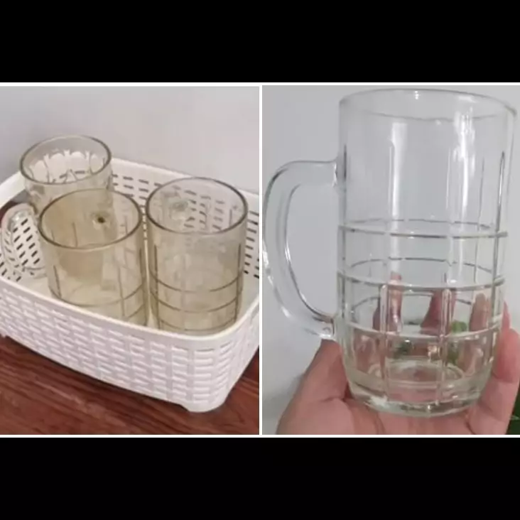 7 Cara mudah mencuci gelas kusam dan berkerak pakai 2 bahan dapur, hasilnya kinclong seperti baru