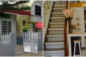 Buka pintu tampak dapur menyatu ruang tamu, 9 potret rumah sempit ini interiornya estetik bikin mupeng