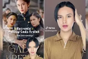 Lawan kecantikan Dian Sastro, potret pria makeup jadi Jeng Yah di Gadis Kretek ini bikin perempuan iri
