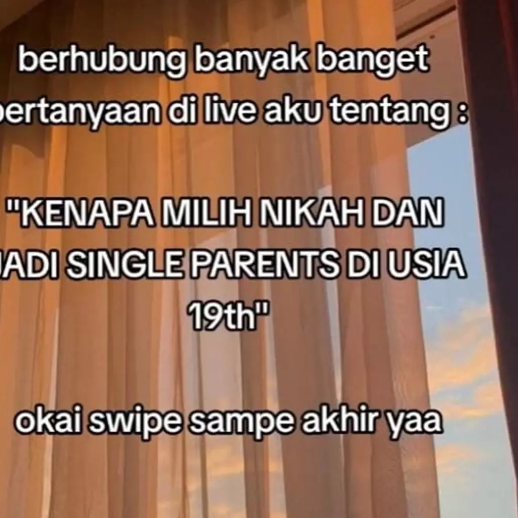 Jadi single parent di umur 19 tahun, kisah wanita tabah meski dihujat banyak orang ini bikin nyesek