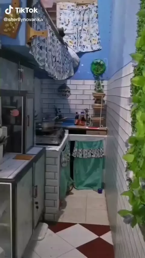 Transformasi dapur mungil seperti gang © TikTok