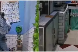 Makeover dapur mirip gang senggol modal Rp 500 ribu jadi estetik, bikin si paling Instagramable mupeng