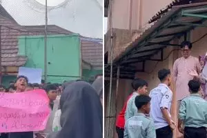 Rayakan Hari Guru dengan cara yang beda, aksi para murid ini sempat bikin pihak sekolah ketakutan