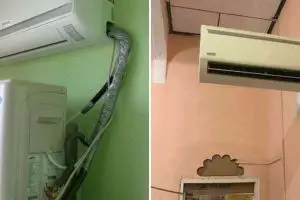 20 Potret kocak posisi pemasangan AC nggak lazim ini bikin mikir keras, fix ini definisi orang sok tau