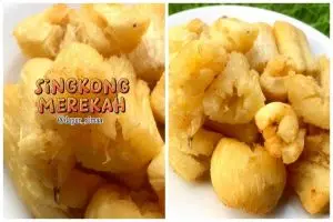 Tanpa digoreng dua kali, ini trik goreng singkong agar merekah dan renyah mengandalkan 1 bahan dapur