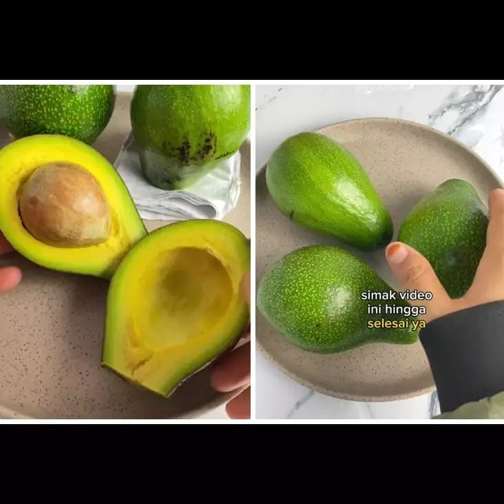 Bukan ditusuk lidi atau diperam beras, ini cara cepat mematangkan alpukat agar tak busuk pakai 2 alat