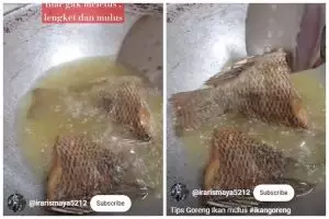 Tak ditaburi terigu atau garam, ini trik goreng ikan agar minyak tak meletup cuma tambah 1 bahan dapur