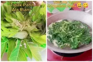 Trik jitu mengurangi rasa pahit daun pepaya andalkan satu bumbu dapur