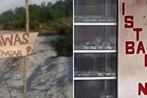 Nggak tahu maksudnya apa, 11 potret kocak tulisan di tempat umum ini bikin bingung